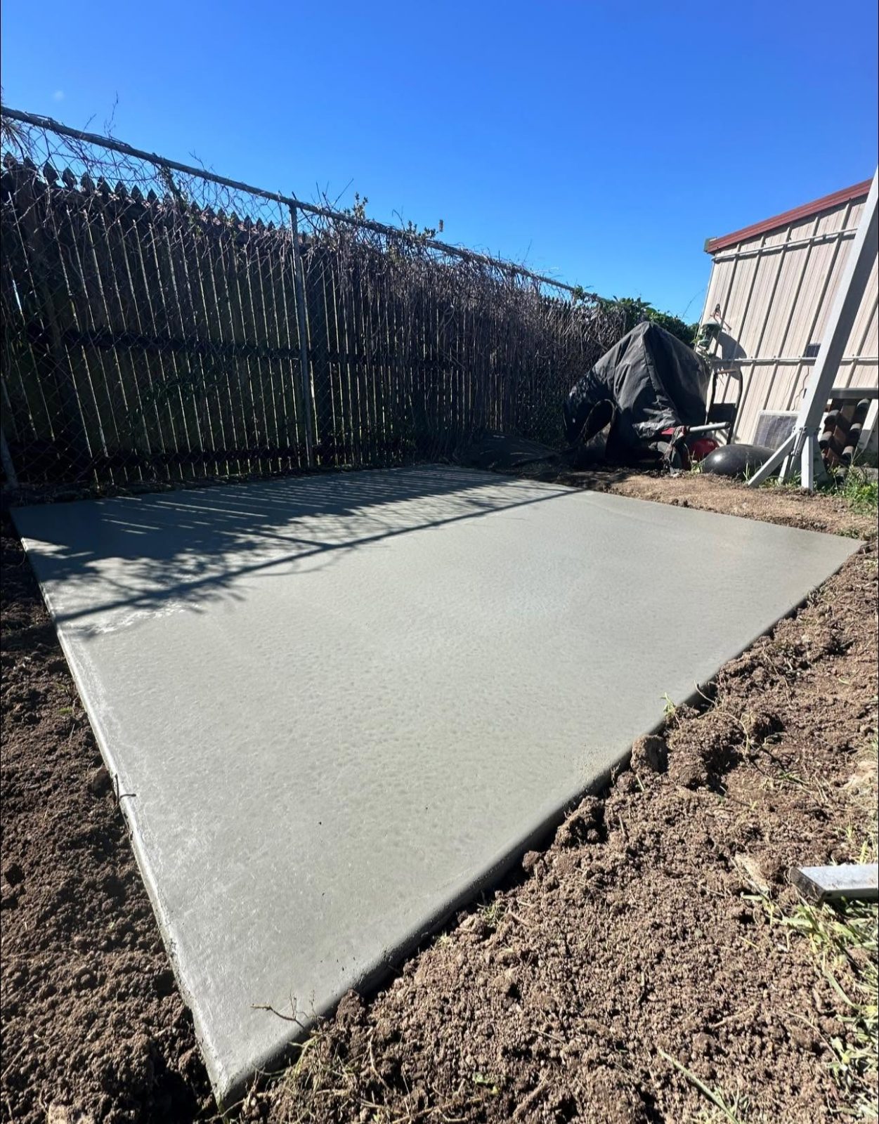 Shed Slab — Enhanced Concrete Services