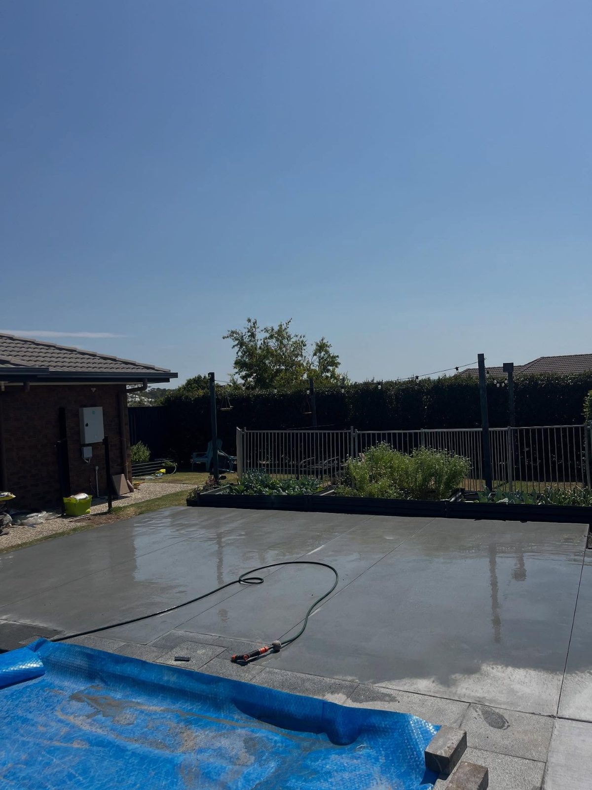 Pool Surround — Fresh Pour — Enhanced Concrete Services